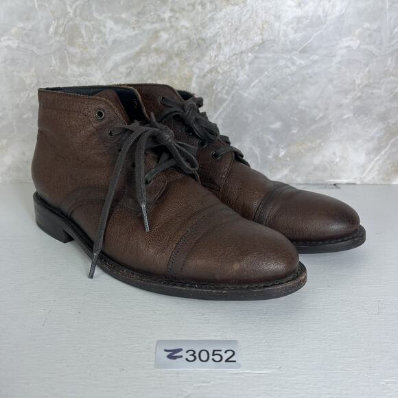 Thursday Boot Company Everyday Cap Toe Boots Men\'s 9 US Brown Leather Lace Up